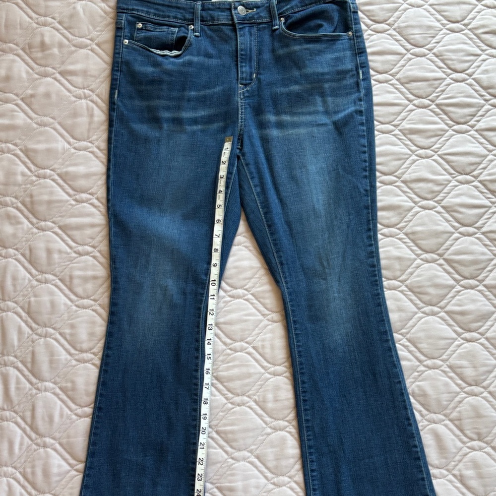 Signature by Levi Strauss Dark Blue Flare Jeans